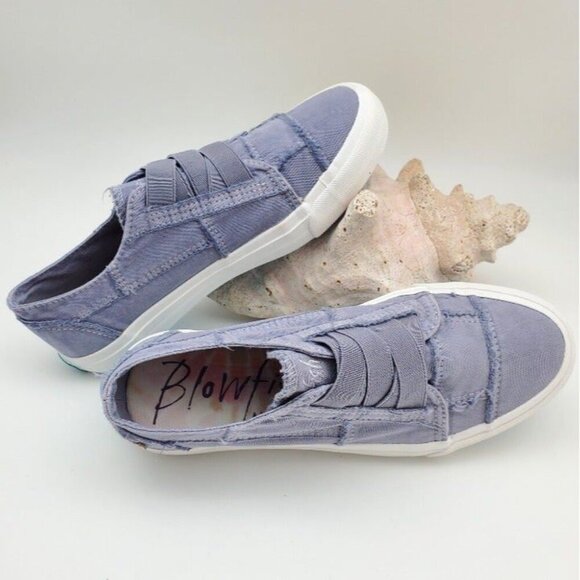 BUY ONE GET ONE FREE Blowfish Marley Low Top Slip-On Canvas Sneakers Lavender - Picture 3 of 8